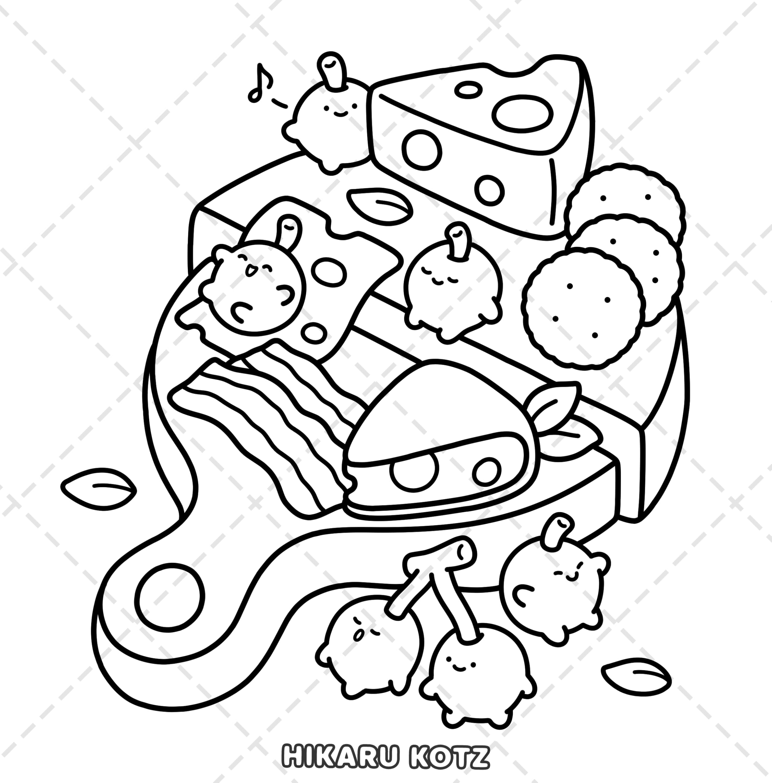 Veggie Life: Fruits and Vegetables Coloring Book for Adults and Teens - Image 6