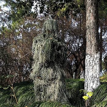 Amazon.co.jp: 5 in 1 ギリースーツ 3D迷彩狩猟服 軍服