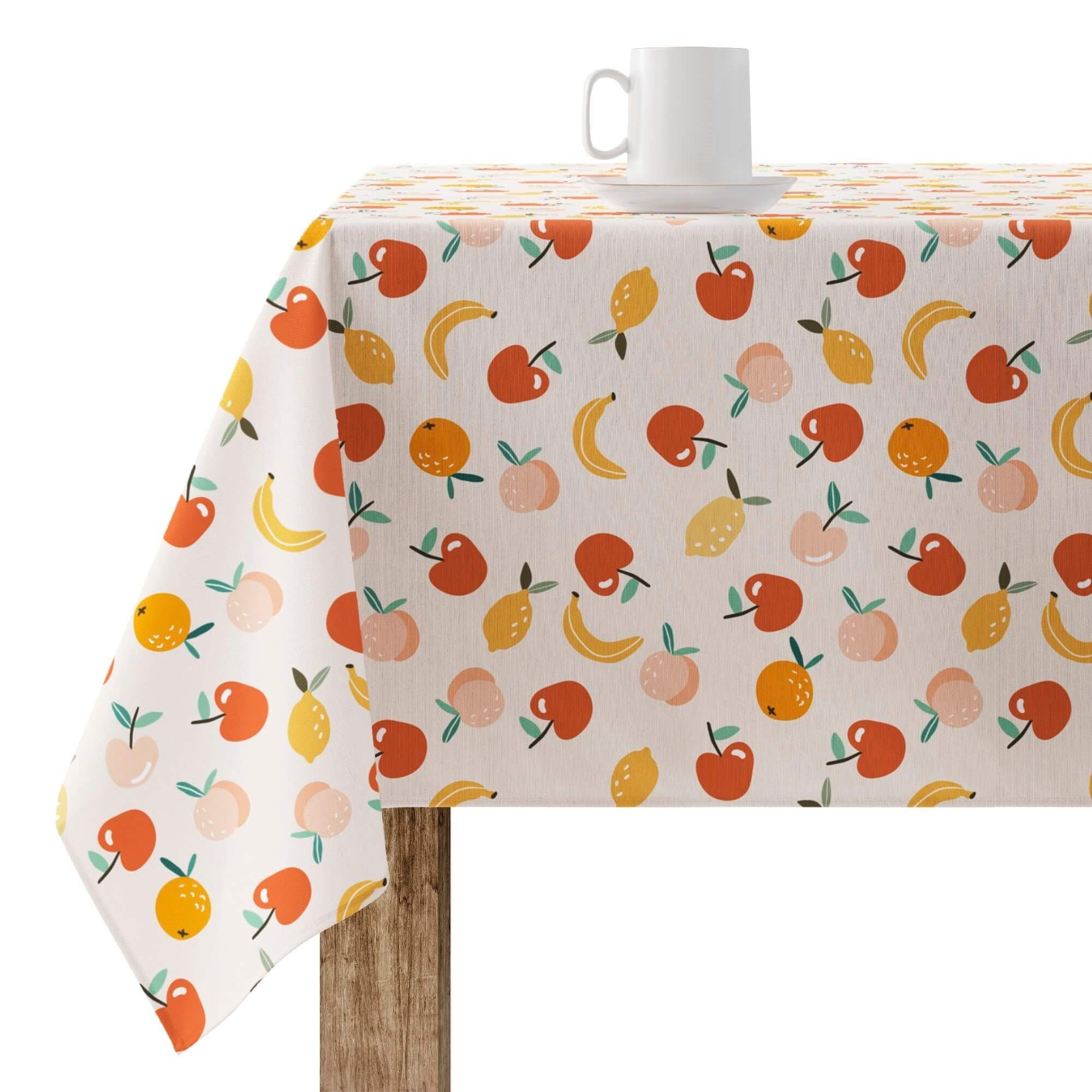 Nappe résinée antimanches modèle 220-47 rectangulaire pour table à manger
