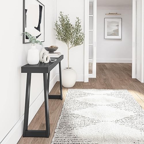 Miniatura 3 de Plank+Beam Mesa consola de madera maciza, 46.25 pulgadas, mesa de sofá, mesa de entrada estrecha para pasillo, detrás del sofá, sala de estar,