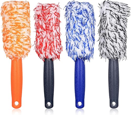4 PcsBrosse Jante Voiture, Brosse Nettoyage Voiture, Mult…