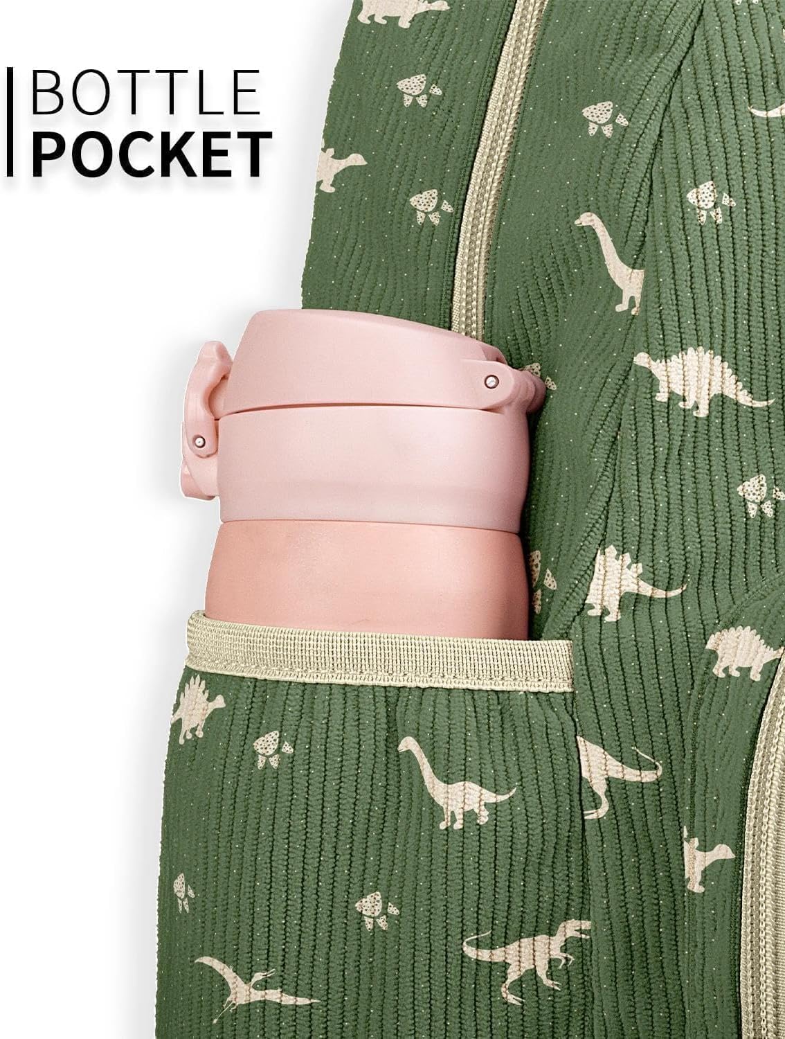 Corduroy Toddler Backpack for Boys 2-5, Cute Kids Backpacks Boys - Preschool Kindergarten Backpack 13.7" H Fit Folder - Image 7