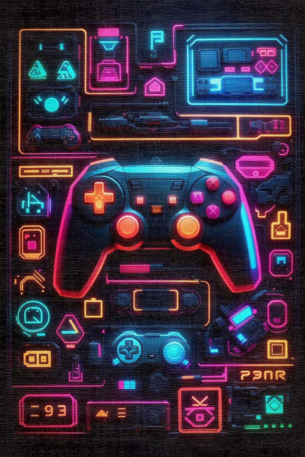 Penra Kadife Oyuncu Odası Halısı Kaymaz Pamuk Tabanlı Yıkanabilir Antibakteriyel Gamer, Gaming Halısı 160x230
