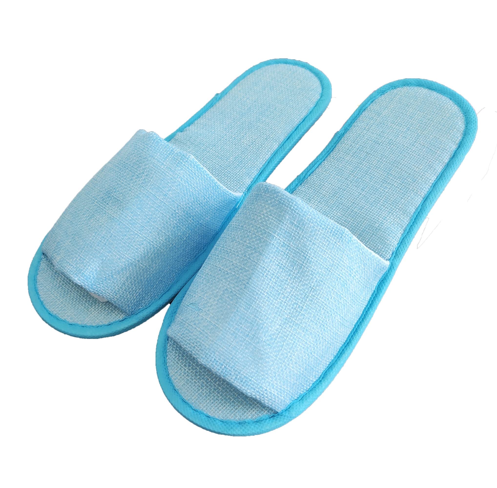 Open Toe Disposable Slippers Indoor House for Guests Women Men Slippers Spa  Home Hotel Travel Pedicure Slippers Pairs…