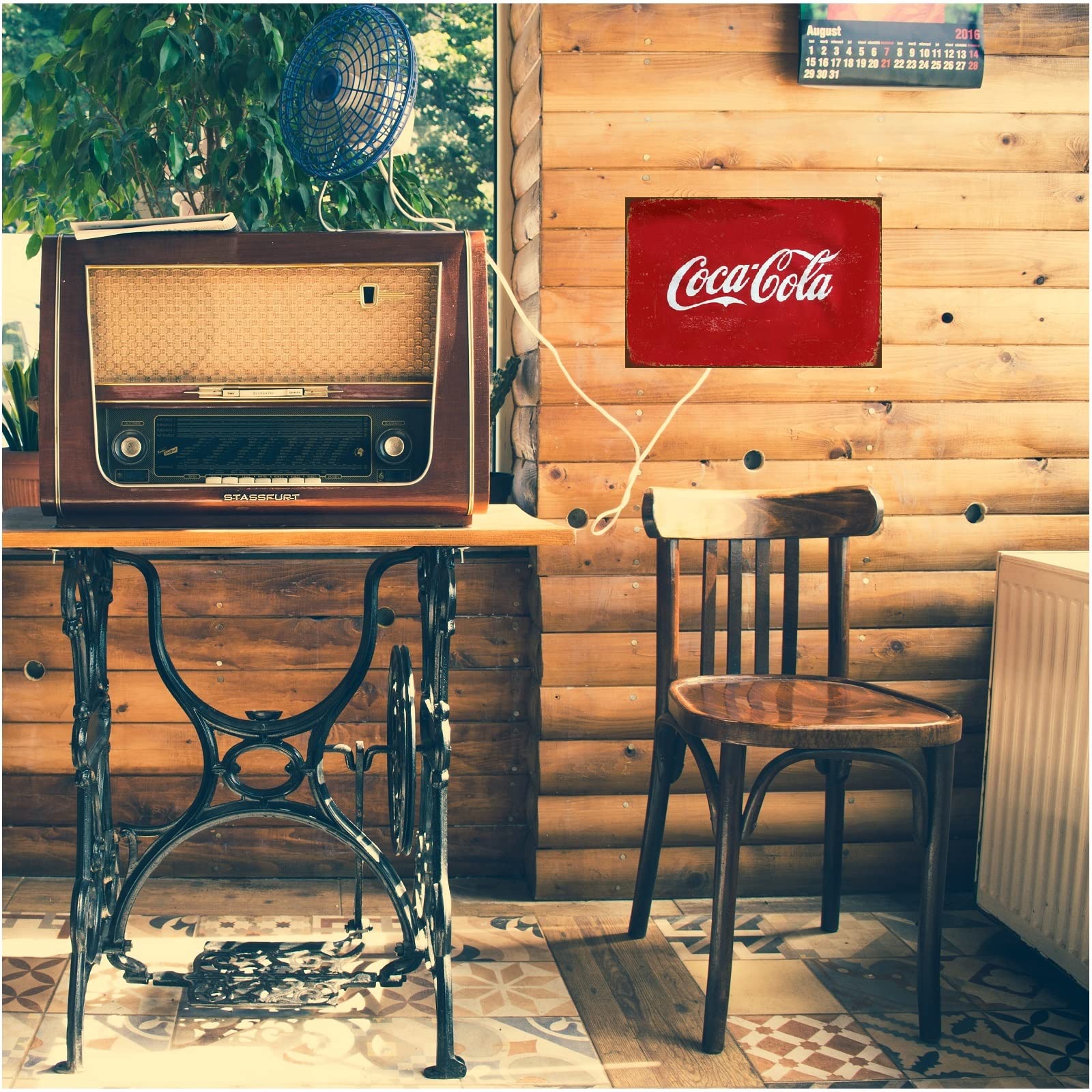 Cartel de metal retro de estaño, decoración de pared, color rojo, Coca-Cola para pub, restaurantes, cafetería, club, placa de pared de cueva de hombre, 8 x 12 pulgadas