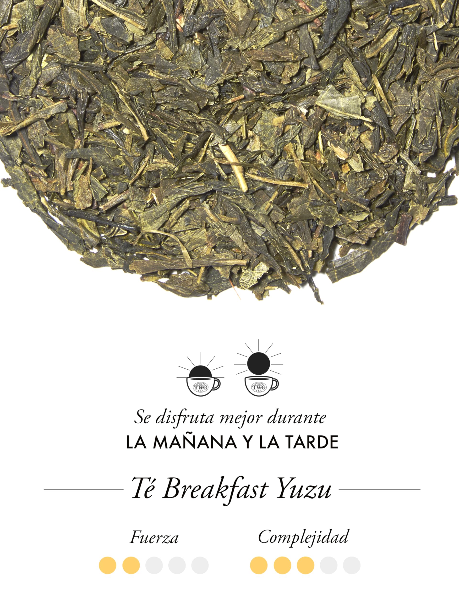 TWG Tea | Breakfast Yuzu Tea | Té Verde | yuzu | Lata Alta Costura, 100G | Caja de Regalo Originales