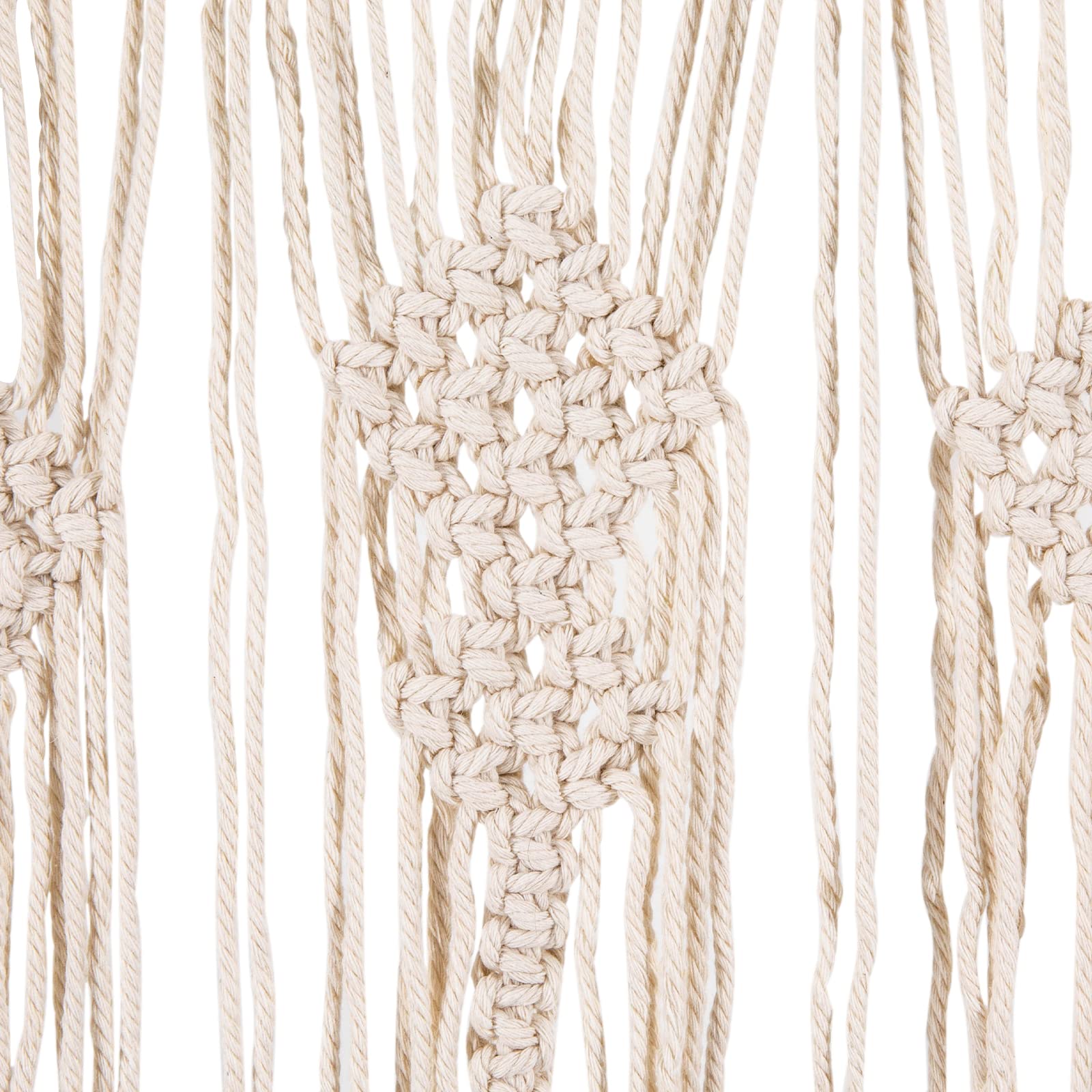 Lot de 2 rideaux en macramé - Style bohème - Fait à la main - Pour mariage, fenêtre et séparateur de pièce - Décoration murale pour la maison et le bureau - 100 x 200 cm