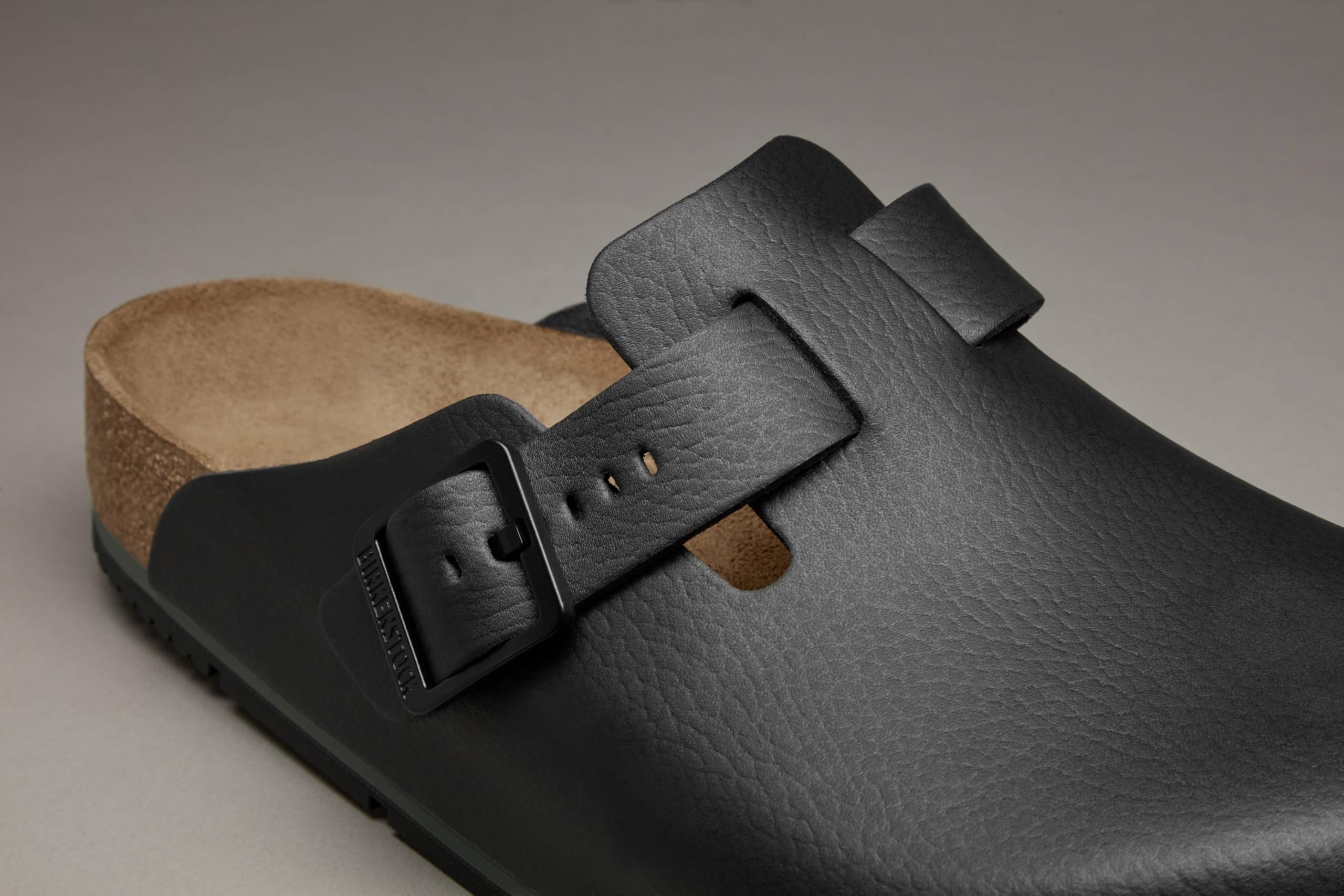 Birkenstock 1026222 Boston Sabot Sughero Narrow Fit Nero