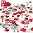 BEMITON Race Track Playset for Kids - Flexible DIY Car Track Toy, Educational Birthday Gift for Boys Ages 3 4 5 6 7, 330+ PCS Building Kit with Fire Trucks