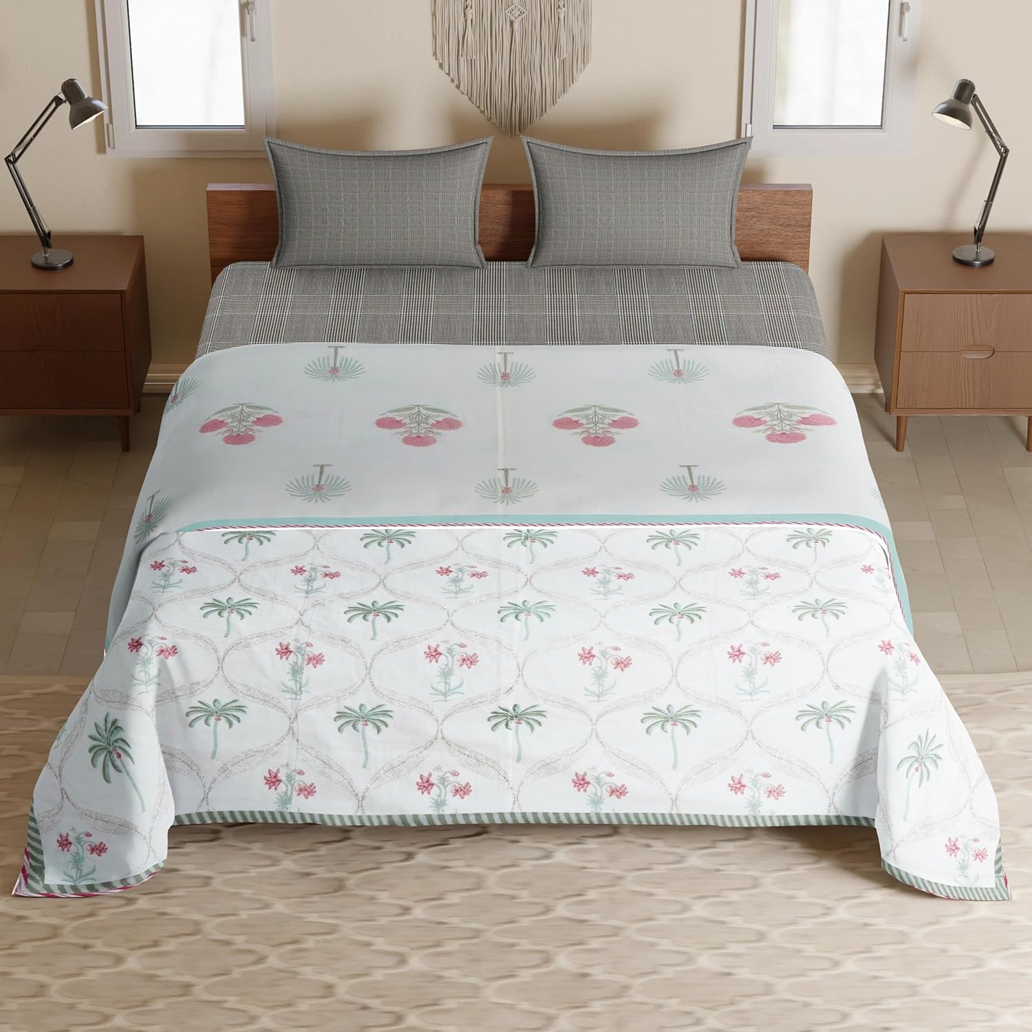 Touch Of Home 100 Cotton King Size Dohar Comforter for Double Bed, 1