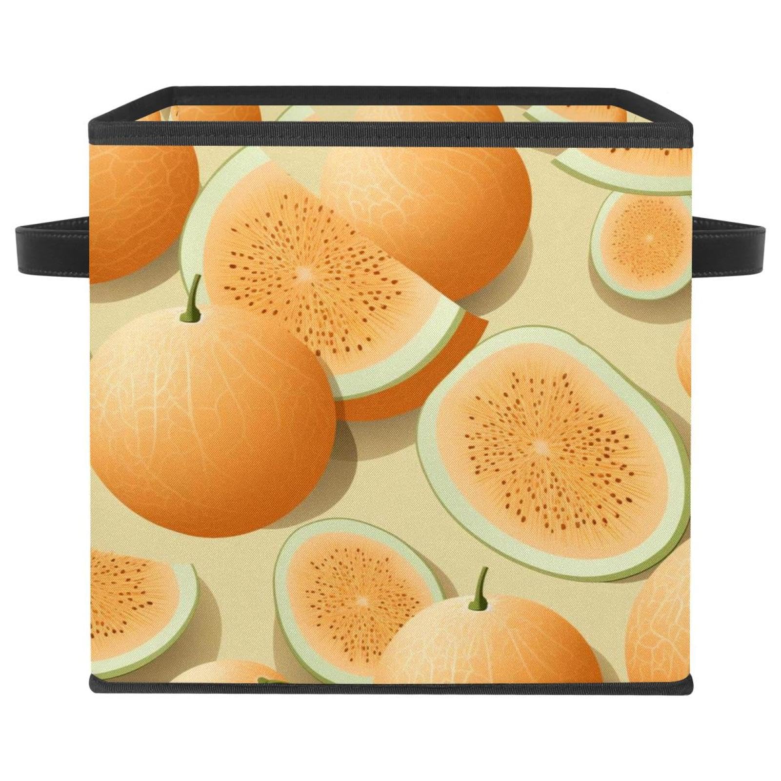 Panier de rangement pliable en tissu Oxford avec double poignées solides