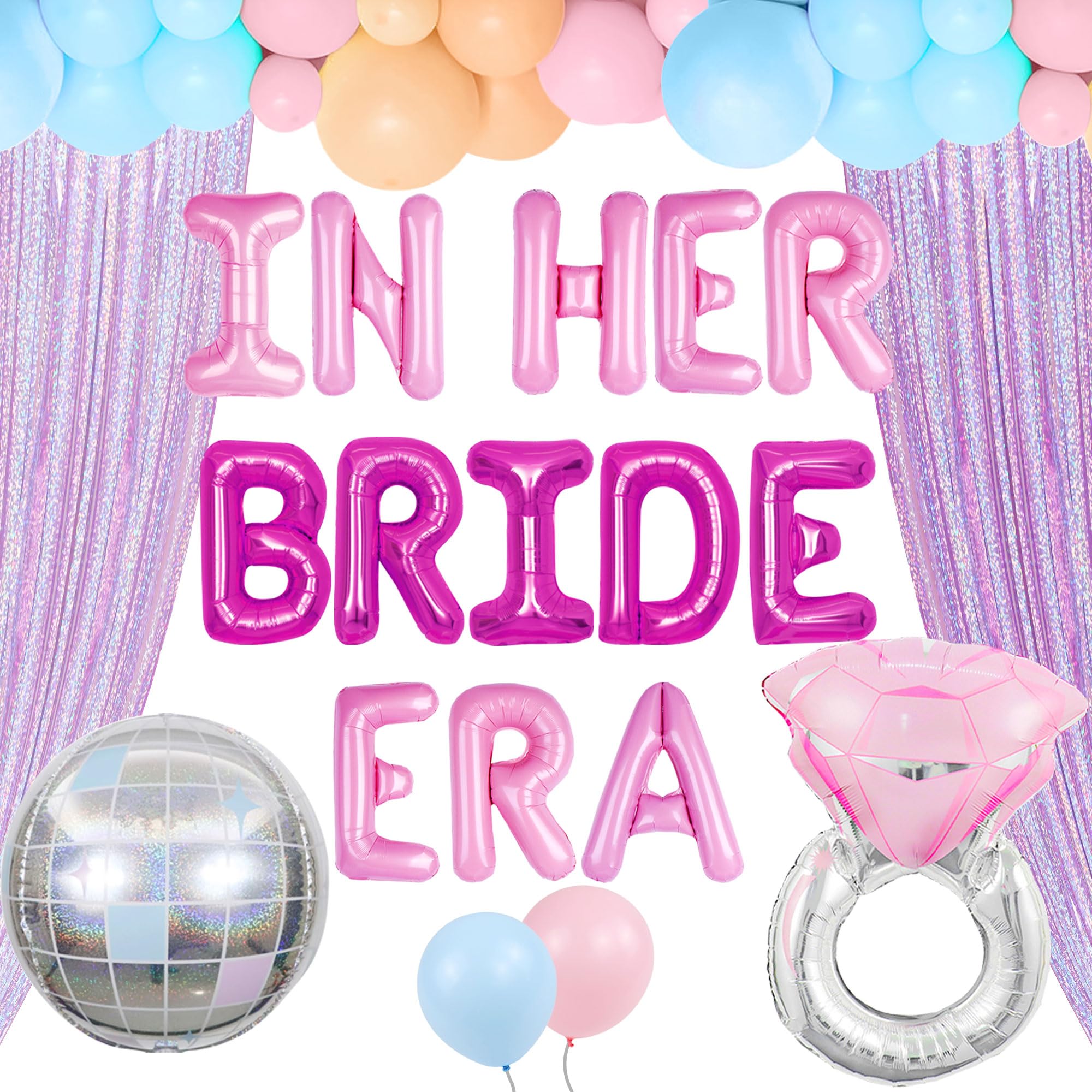 JeVenis In Her Bride Era Banner In My Bride Era Decoration Bachelorette Party Decorations Bridal Shower Decorations Bachelorette Party Favors