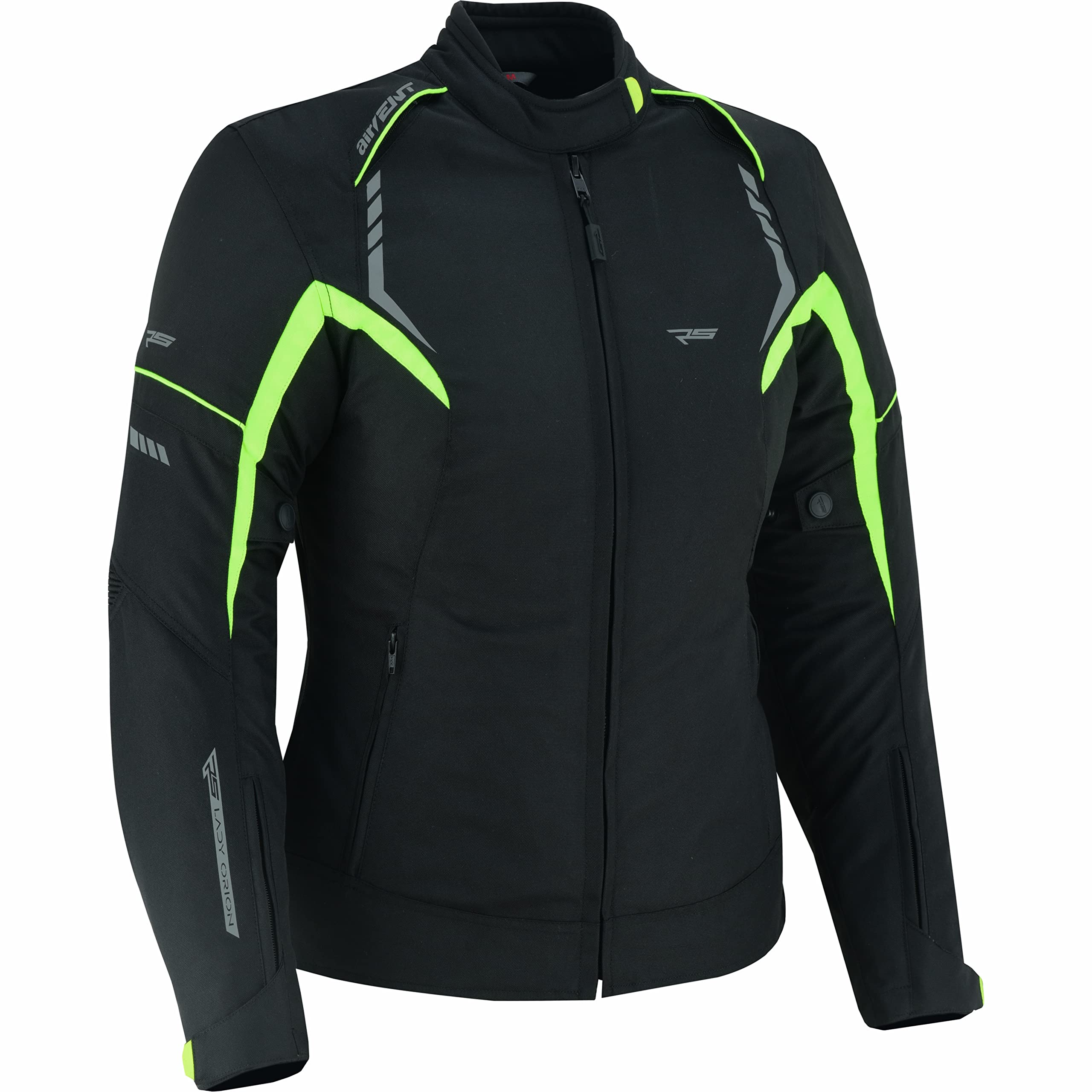 RS Motosports LADY ORION Textile Motorcycle Jacket for Women All-Season, Waterproof, CE Armored, Removeable Lining Jacket