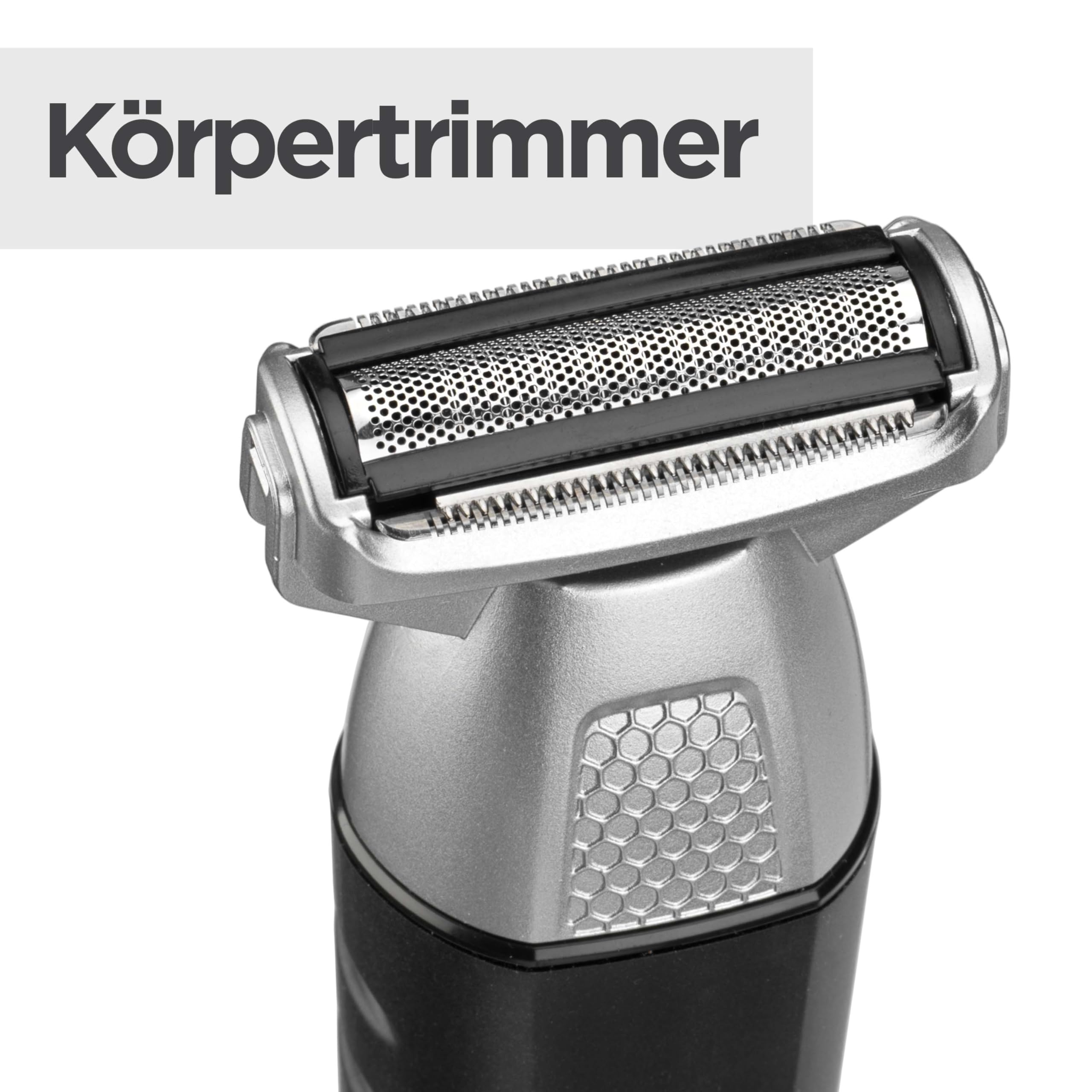 BaByliss Lithium Power 11-in-1 Multi-Trimmer MT812E kabelloses Grooming-Kit Barttrimmer Nasenhaarschneider wasserdicht Schwarz/Grau