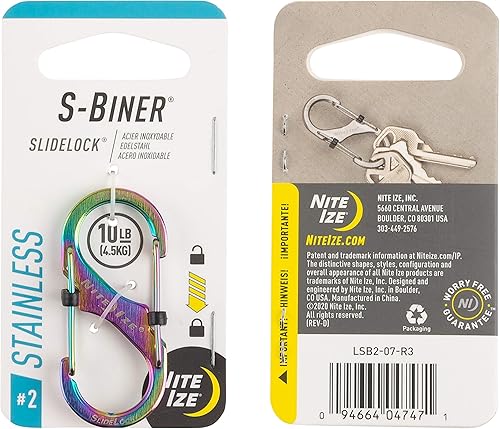 Miniatura 9 de Nite IZE S-Biner - Cerradura deslizante de acero inoxidable unisex