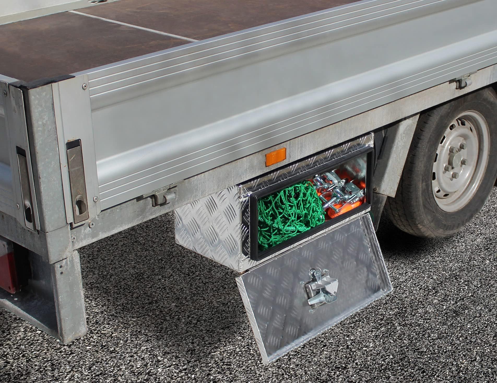 70 l Pudełka do Przechowywania, Pudełko do Przechowywania pod Podłogą, Wykonane z Aluminium
