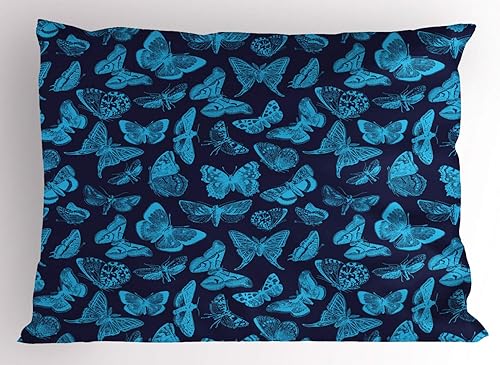 Miniatura 21 de Jukebox almohada Sham by ambesonne, impresión digital Retro. Fiesta temática de Old Antique Música Radio Set, tamaño estándar Impreso Funda de