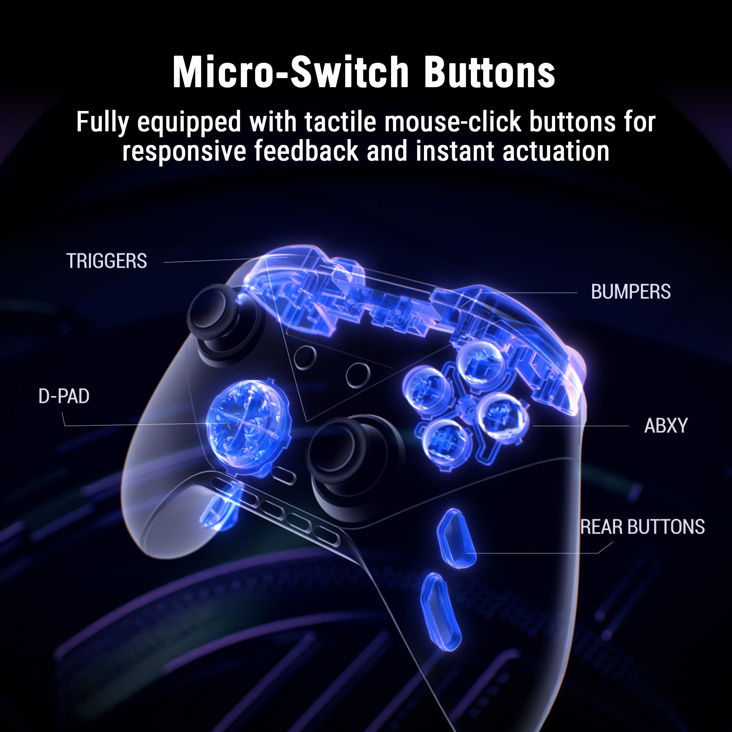 ASUS ROG RAIKIRI II PRO PC WL Controller - TMR Joysticks, 8000Hz, OLED