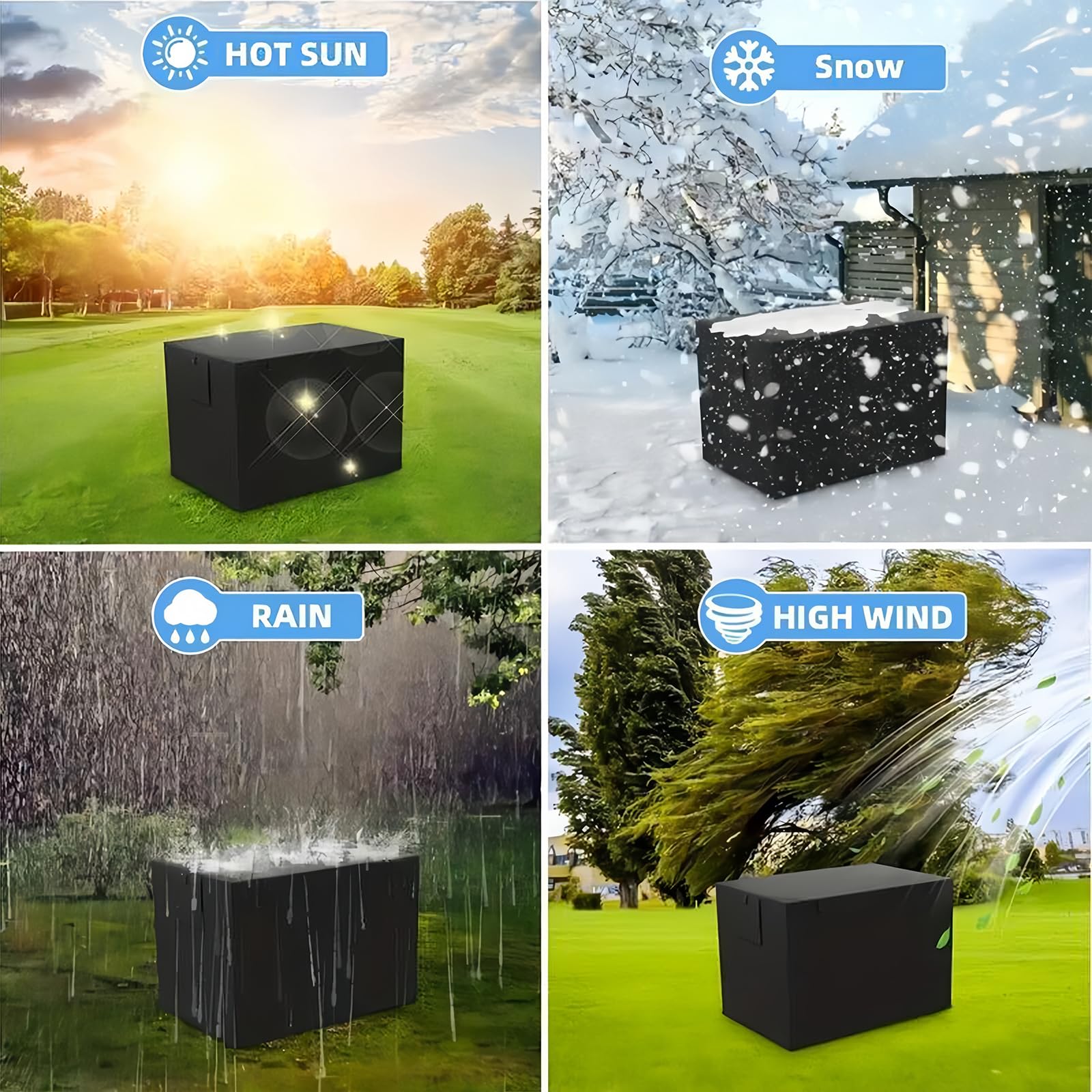 Funda resistente para jaula de perro de 36 pulgadas, impermeable y resistente al viento, cubierta cálida para jaula de perro Oxford con ventana de ventilación, fundas para jaula de mascotas