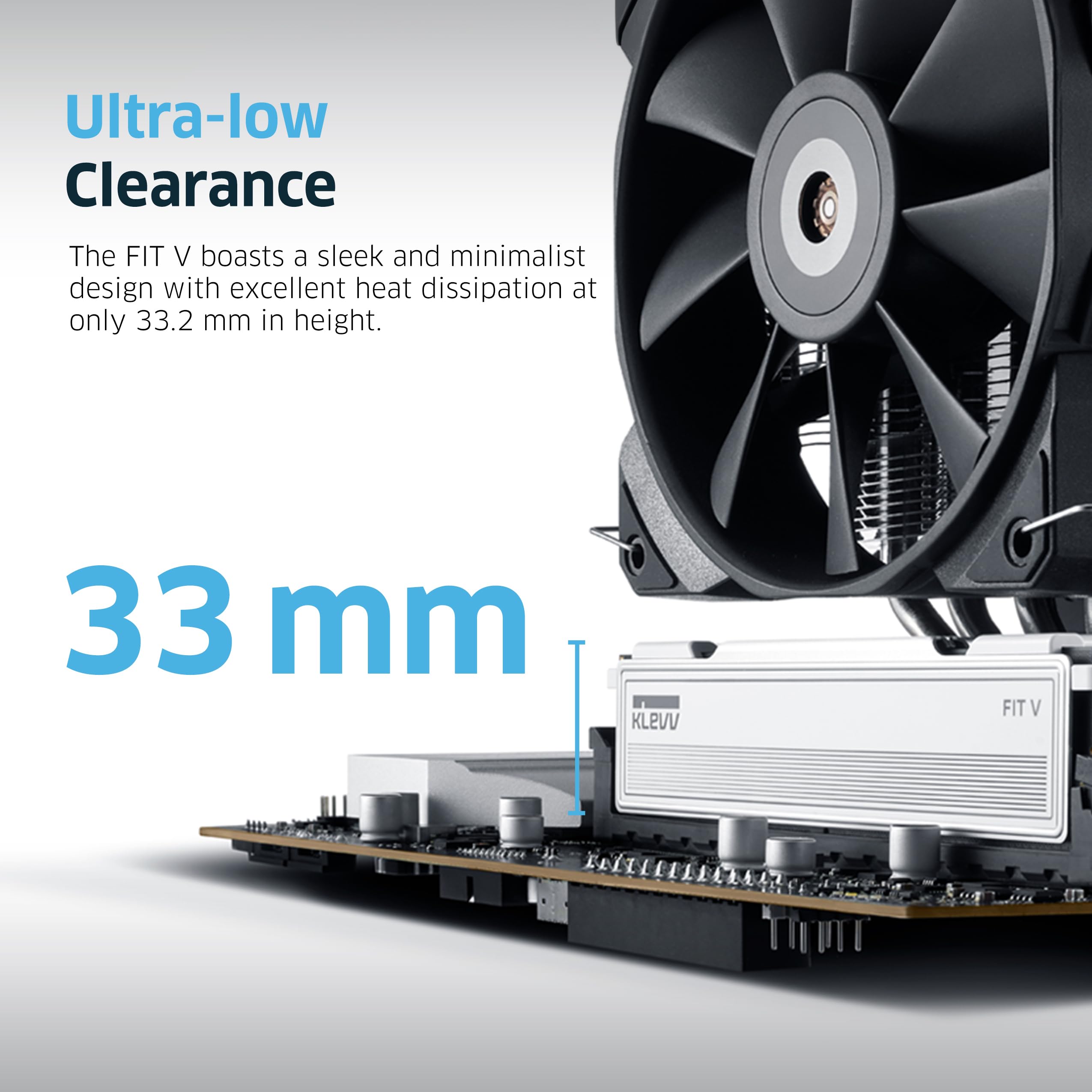 KLEVV FIT V DDR5 32GB (2x16GB) 5600MHz CL30 SK Hynix A-Die 1.25V
