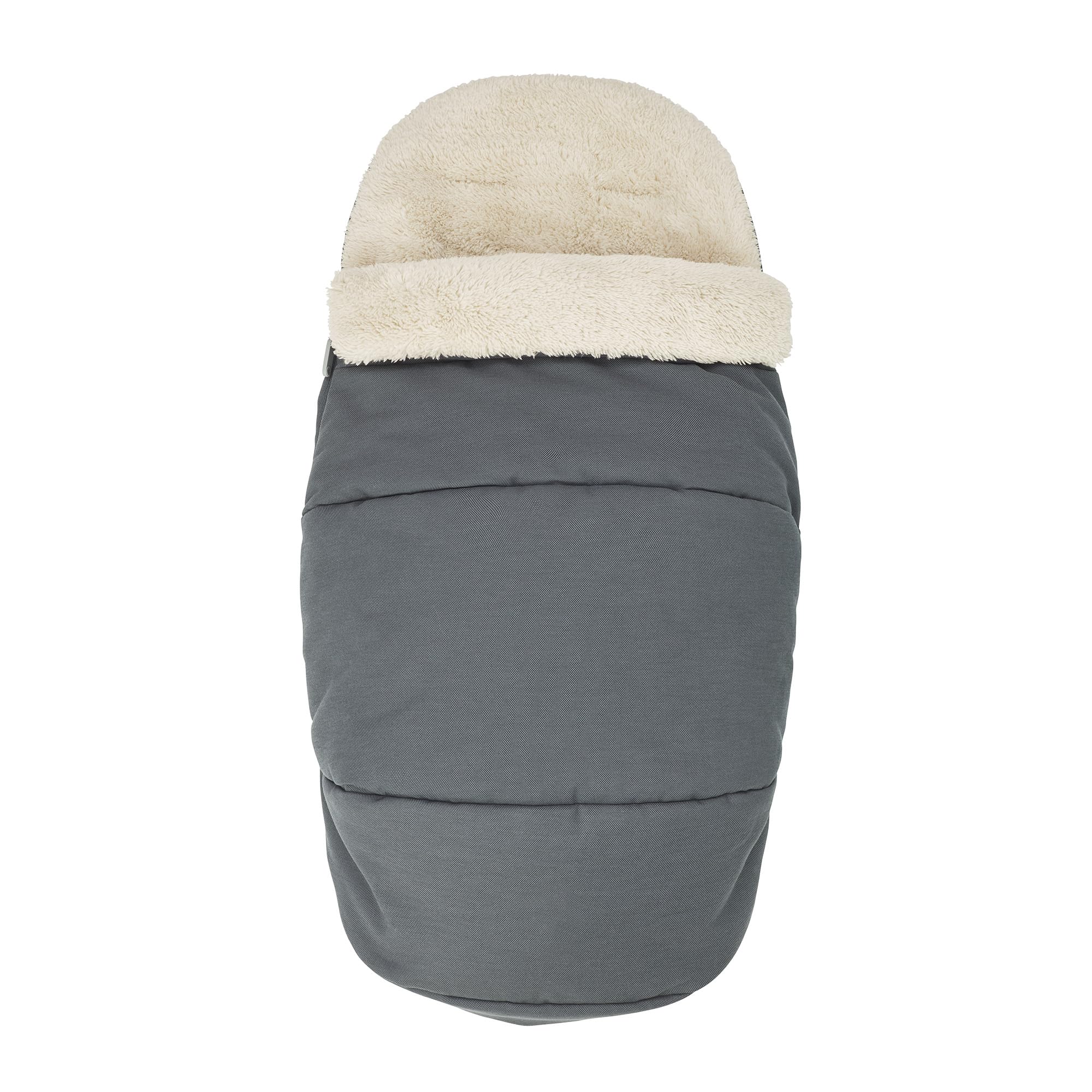 Maxi-Cosi kuschelig weicher 2-in-1 Fußsack, geeignet für alle Maxi-Cosi Kinderwagen, auch als Sitzpolster verwendbar, Grey (grau)