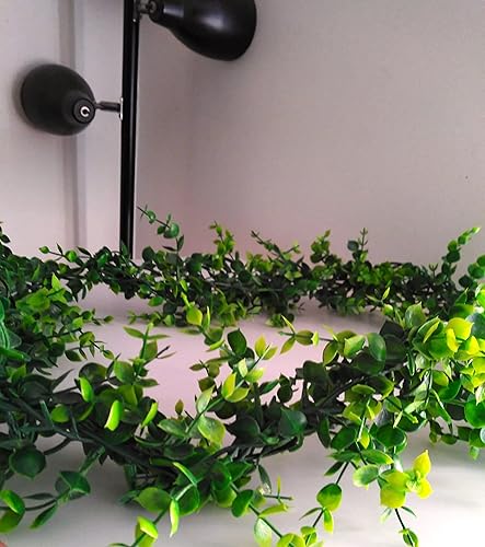 Miniatura 6 de Boxwood Garland Greenery for Wedding Reception Table, Fireplace Mantel, Parties, 5.5 Feet Long