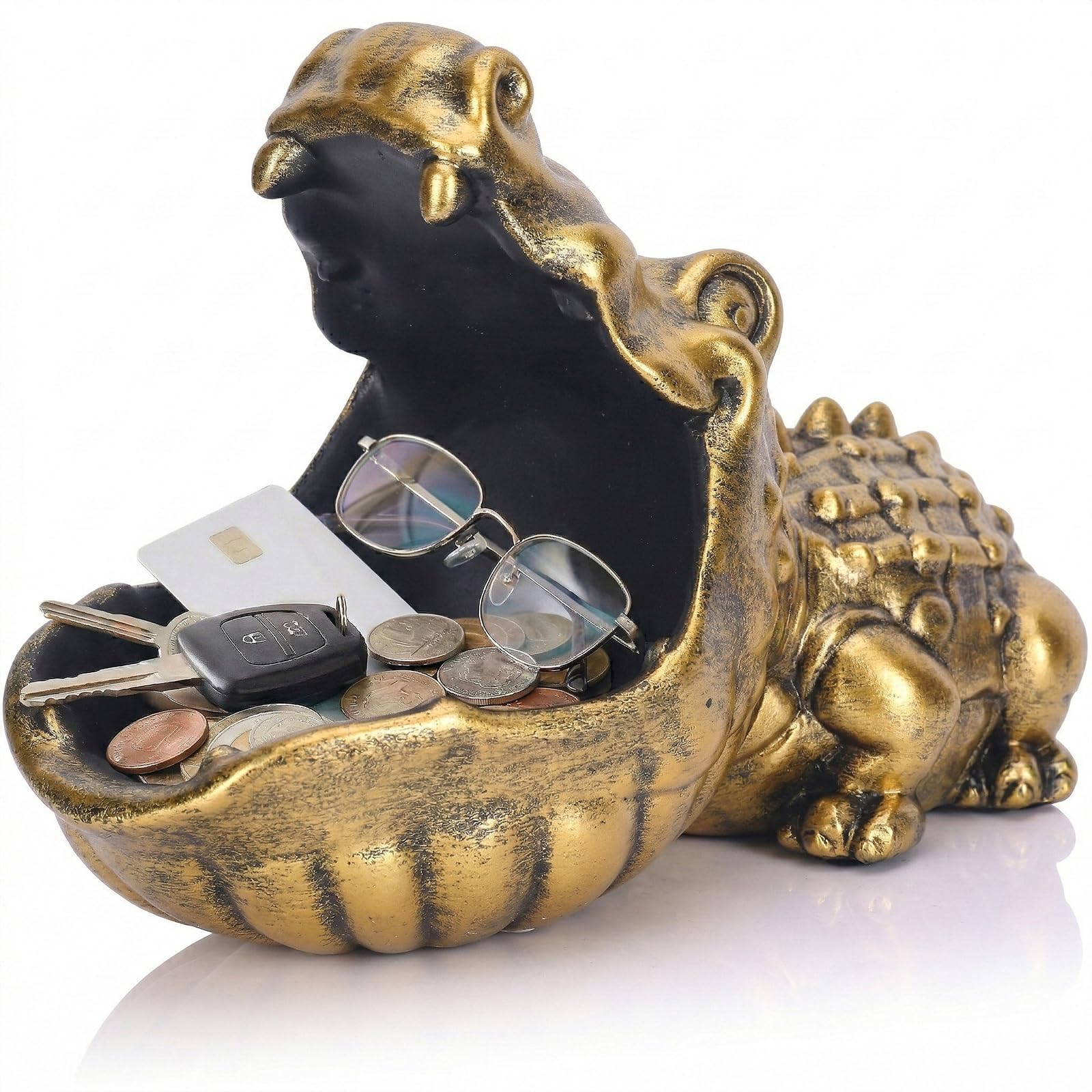 Amazon.com: LCCCK Crocodile Candy Dish, Fun Crocodile Statue Key