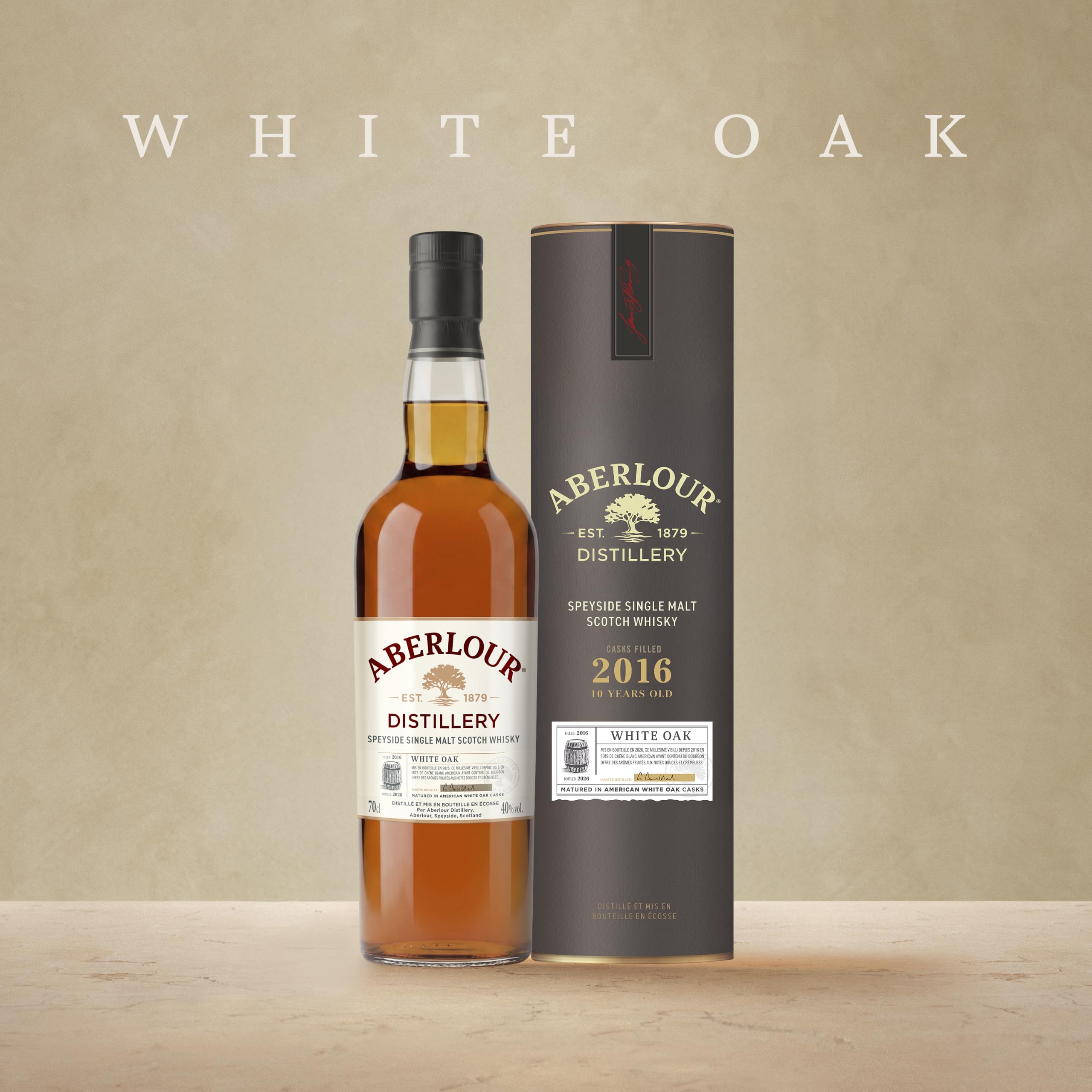 ABERLOUR White Oak Whisky Ecossais Single Malt - 40%, 70cl