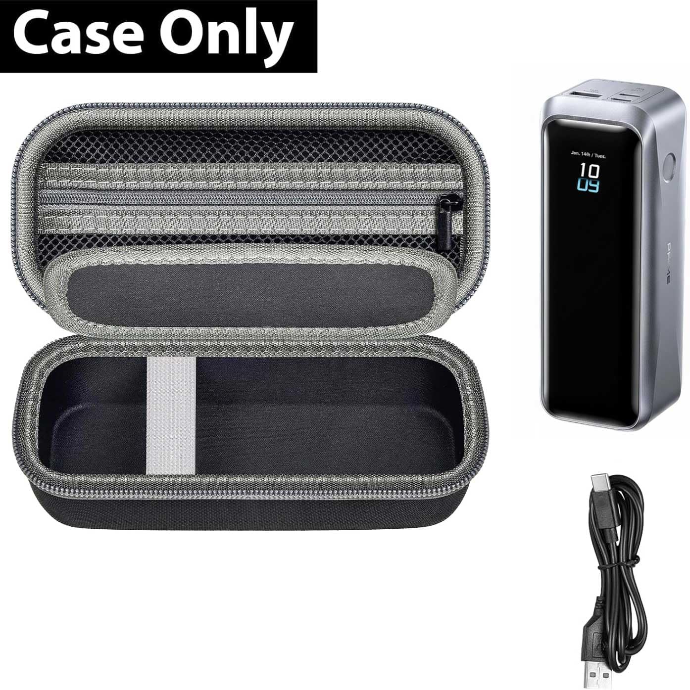 Power Bank Case for Anker Prime 20100mAh 220W, Anti-Shock, Black image 3