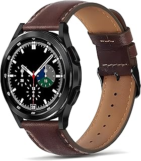 Next store Genuine Leather Strap Compatible with Samsung Galaxy Watch 46mm / Huawei GT2 / Gear S3 Frontier and Classic/Honor Magic 2 / Fossil - 22mm