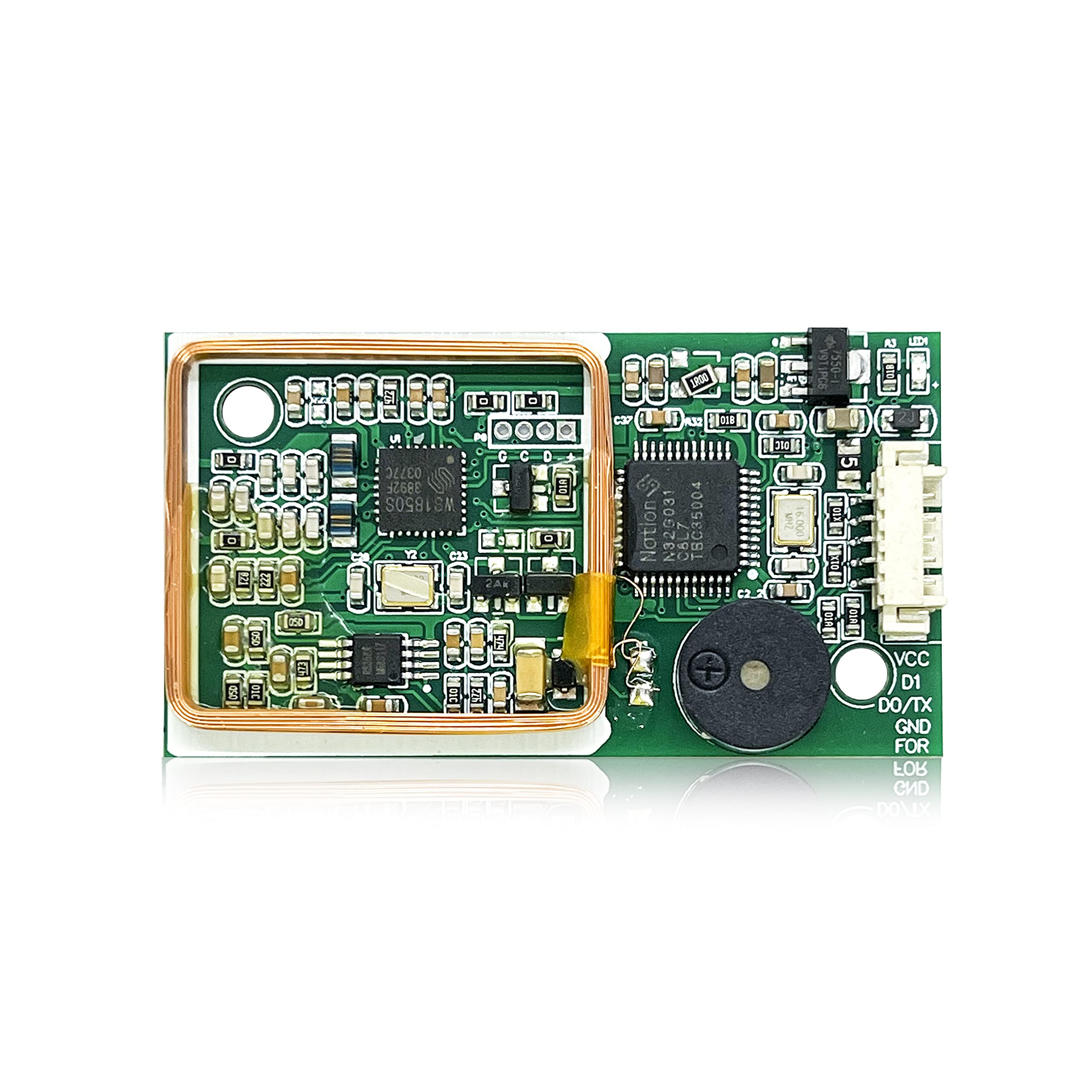 Zweifrequenz-Kartenlesemodul, Embedded Reader-Modul mit Summer- und WG-Schnittstellenoptimierung, Wiegand Reader RFID-Funkmodul 5 V 13,56 MHz 125 kHz ISO14443A für IC/ID-Karte