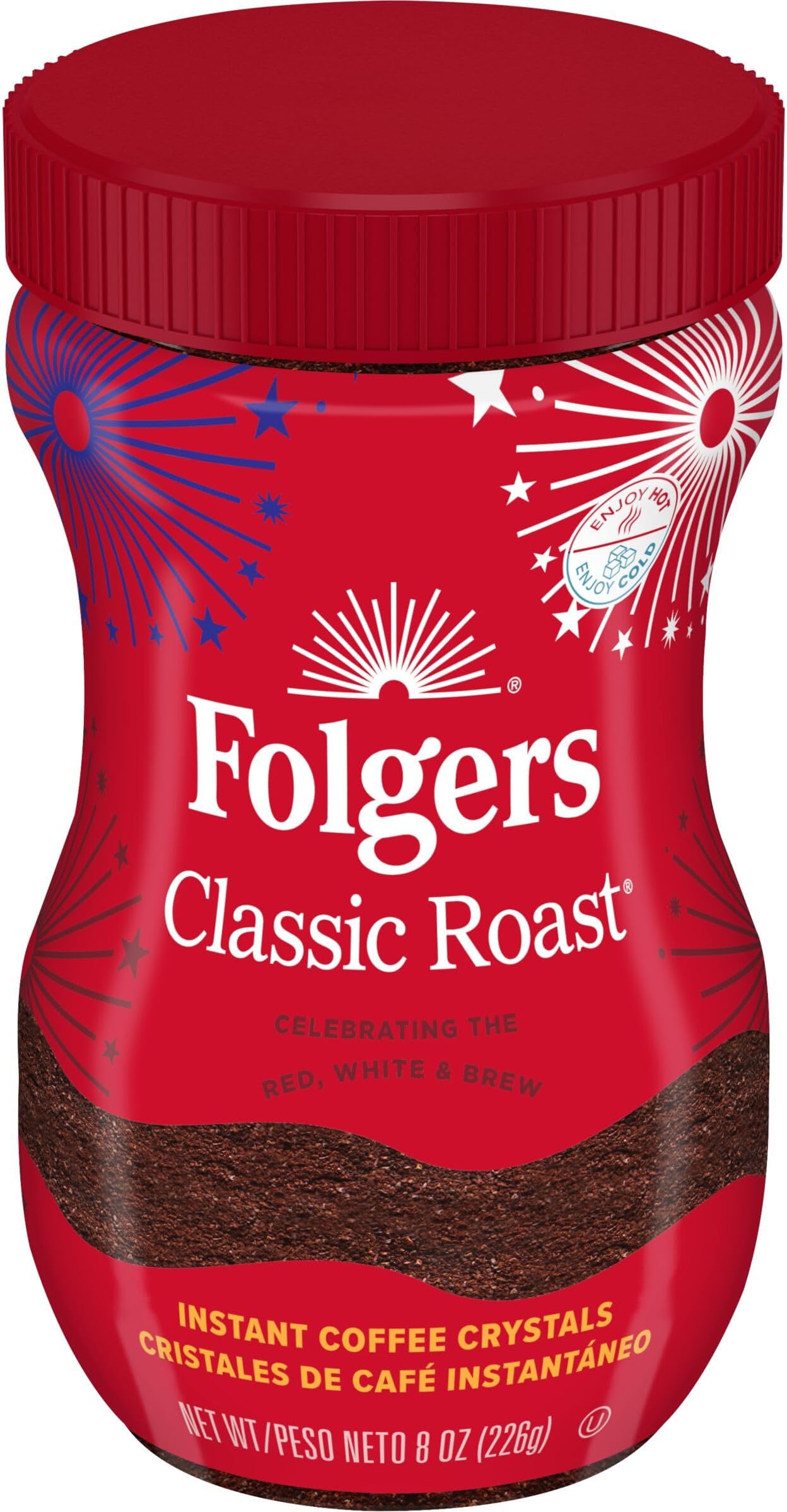 Classic Roast, Instant Coffee Crystals, 8 oz