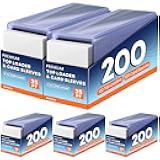 1000 Card Sleeves Top Loaders for Cards, 3