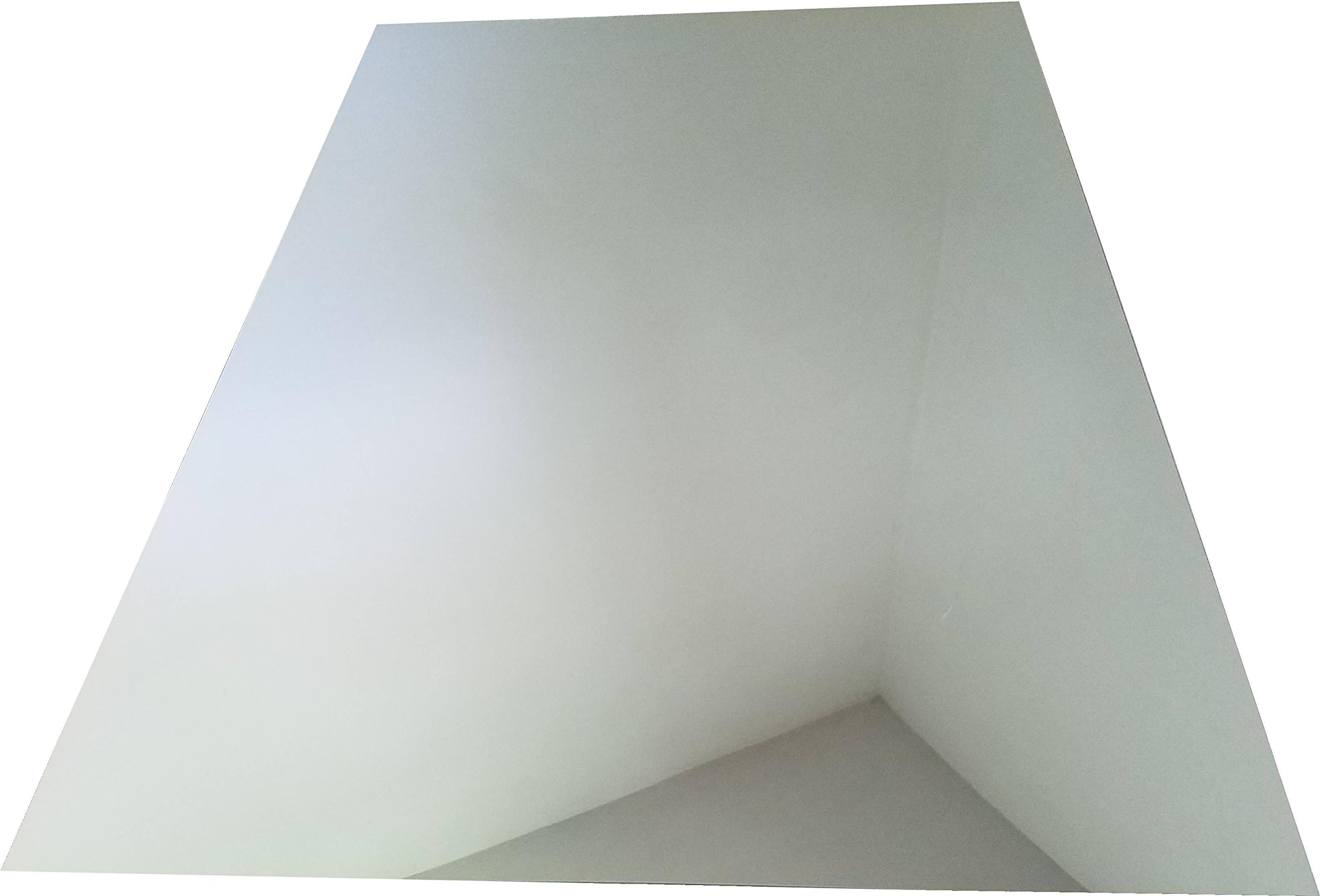 12 x 18 x 0.04 Inch Acrylic See-Through Mirror, Scratch Resistant, 40% Transparent
