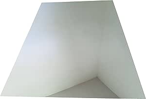 Supreme Tech 303mm x 303mm x 3mm acryl doorschijnende twee-weg spiegel