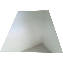 12 x 18 x 0.16 Inch Tempered Glass See-Through Mirror, 20% Transparent