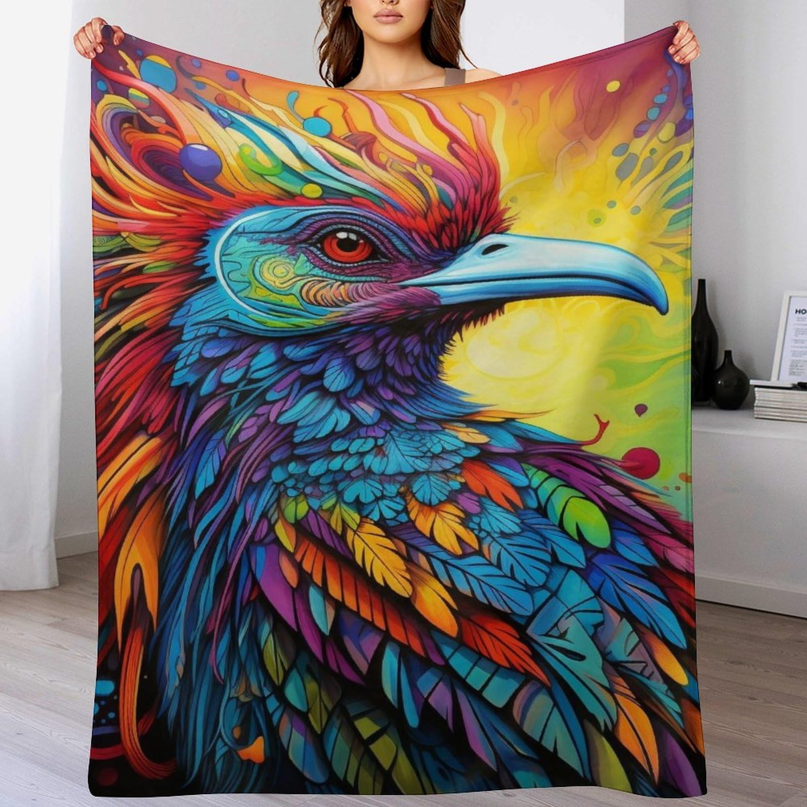 Couvertures de canapé haut de gamme Pic-Vert flanelle douce 180x200cm pour lit