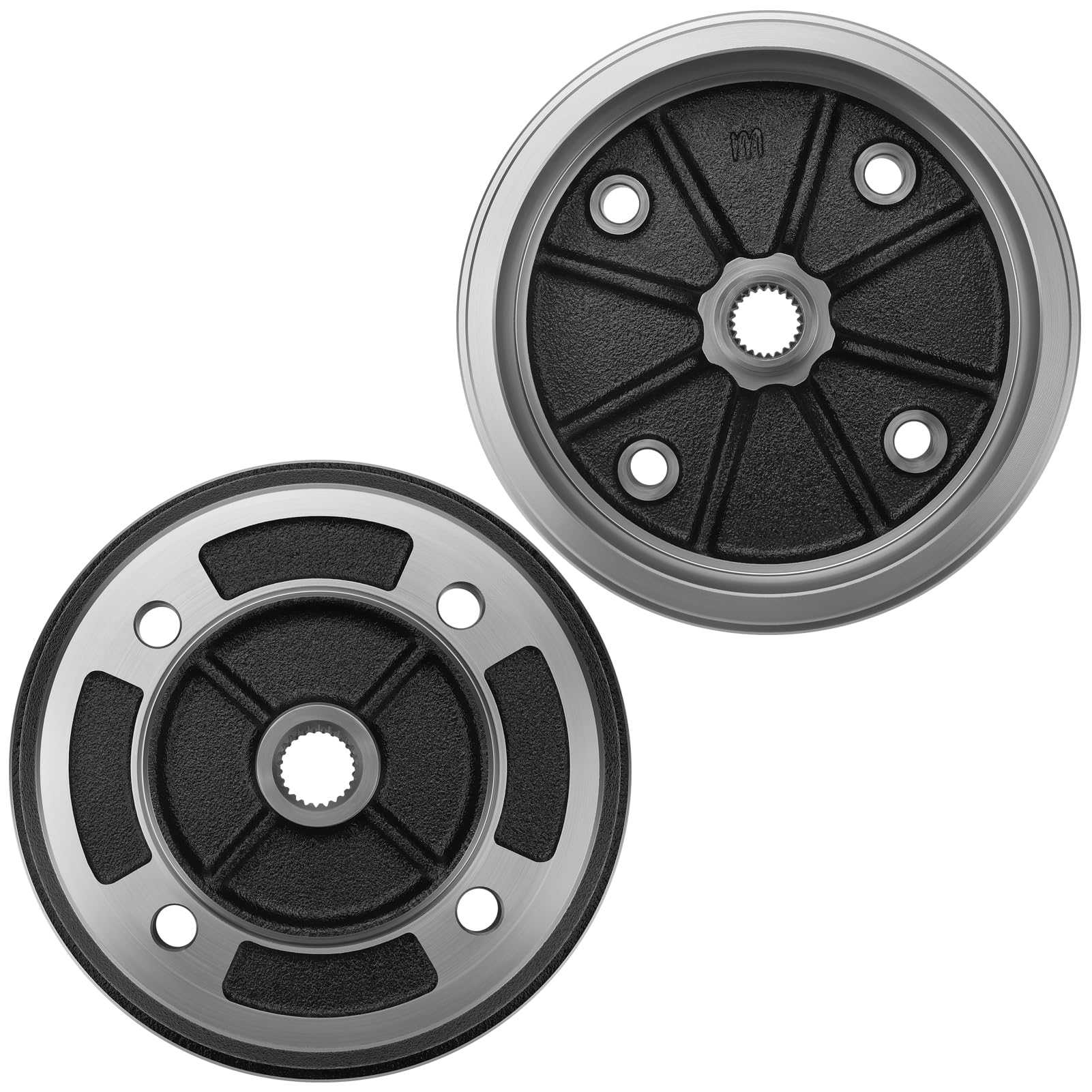 Ka700C Narrow Wheel 前後セット Amazon.com: M MATI Front Wheel Brake Drum Hub 2PC for Kawasaki