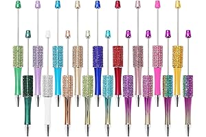 18Pcs Diamond Beadable Pen - Mesmerizing Pens for Embellished Writing