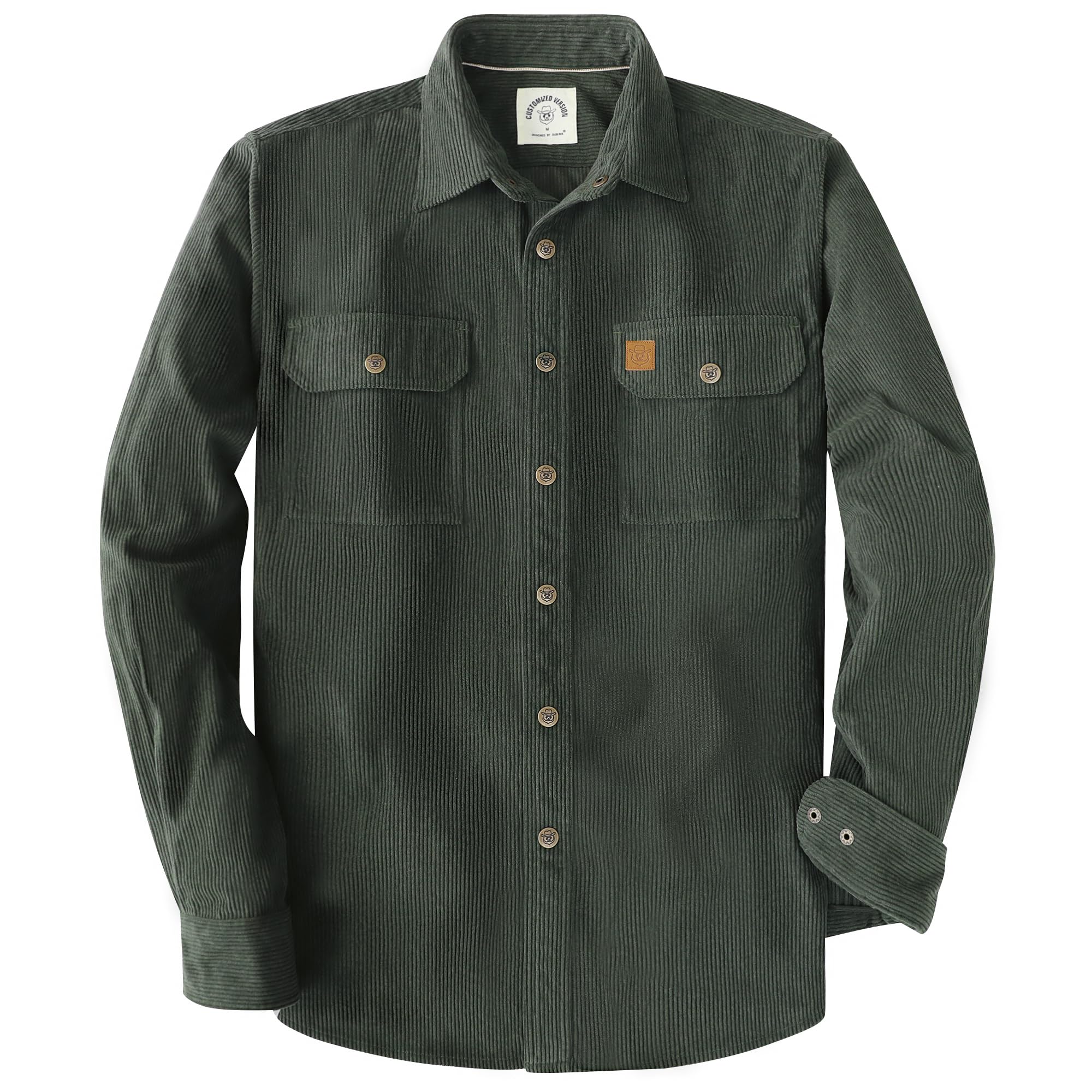 Dubinik 8.3 oz Heavyweight Mens Corduroy Shirt Jacket