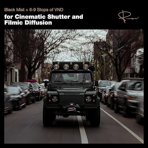 Miniatura 4 de PolarPro Filtro de cámara VND Peter McKinnon Mist de 3.031 in  Filtro de lente de densidad neutra variable de 6-9 paradas para DSLRVideo Pro sin