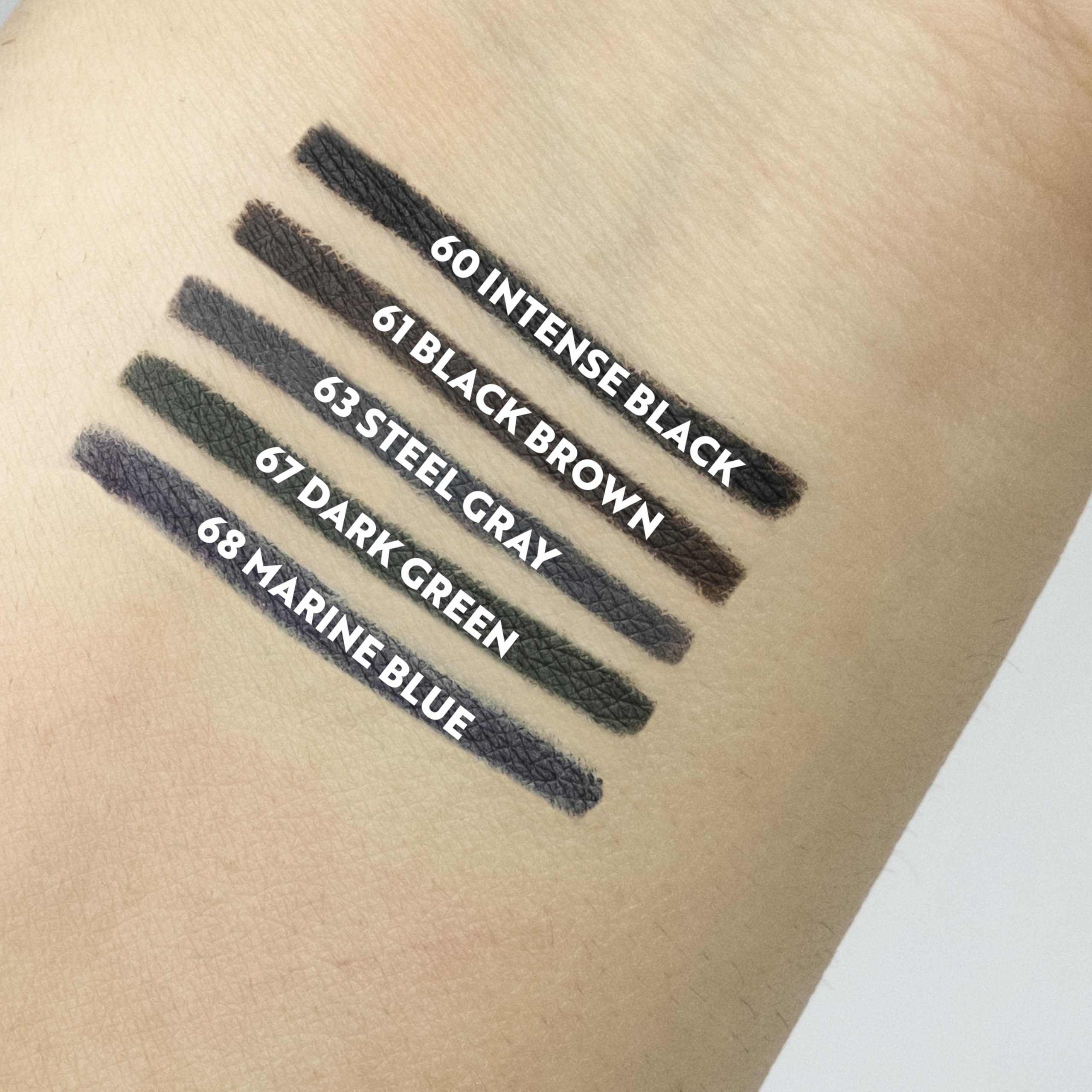 IsaDora The Intense Waterproof Eyeliner – Penna per kayal marrone scuro per linea di galleggiamento e corona di ciglia, lunga durata senza sbavature, trucco vegano, senza esperimenti su animali, senza