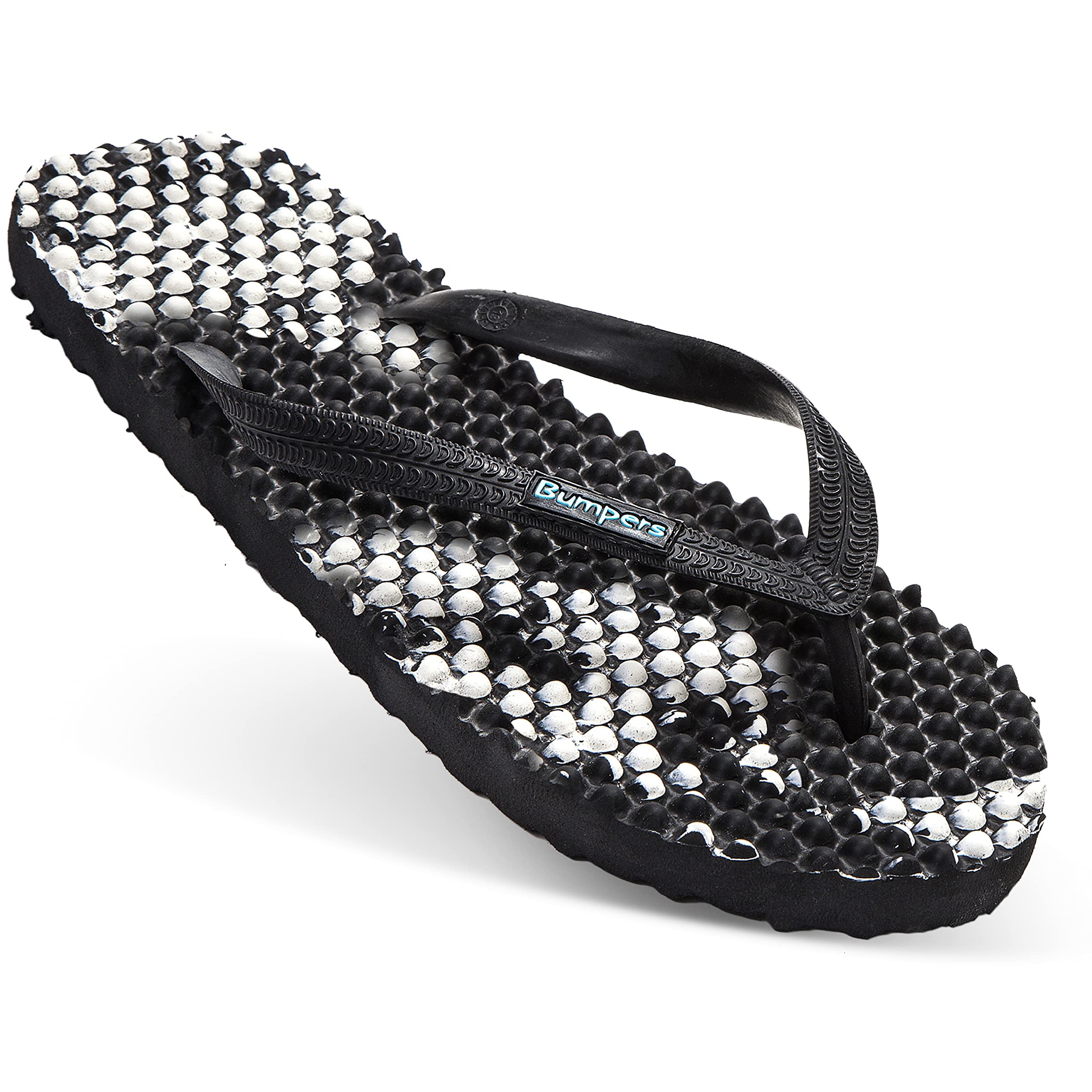 bumpers Flip Flops For Men - Beach & Shower Sandals For Mens, Comfortable Massage Acupressure Slippers, Indoor & Outdoor Footwear