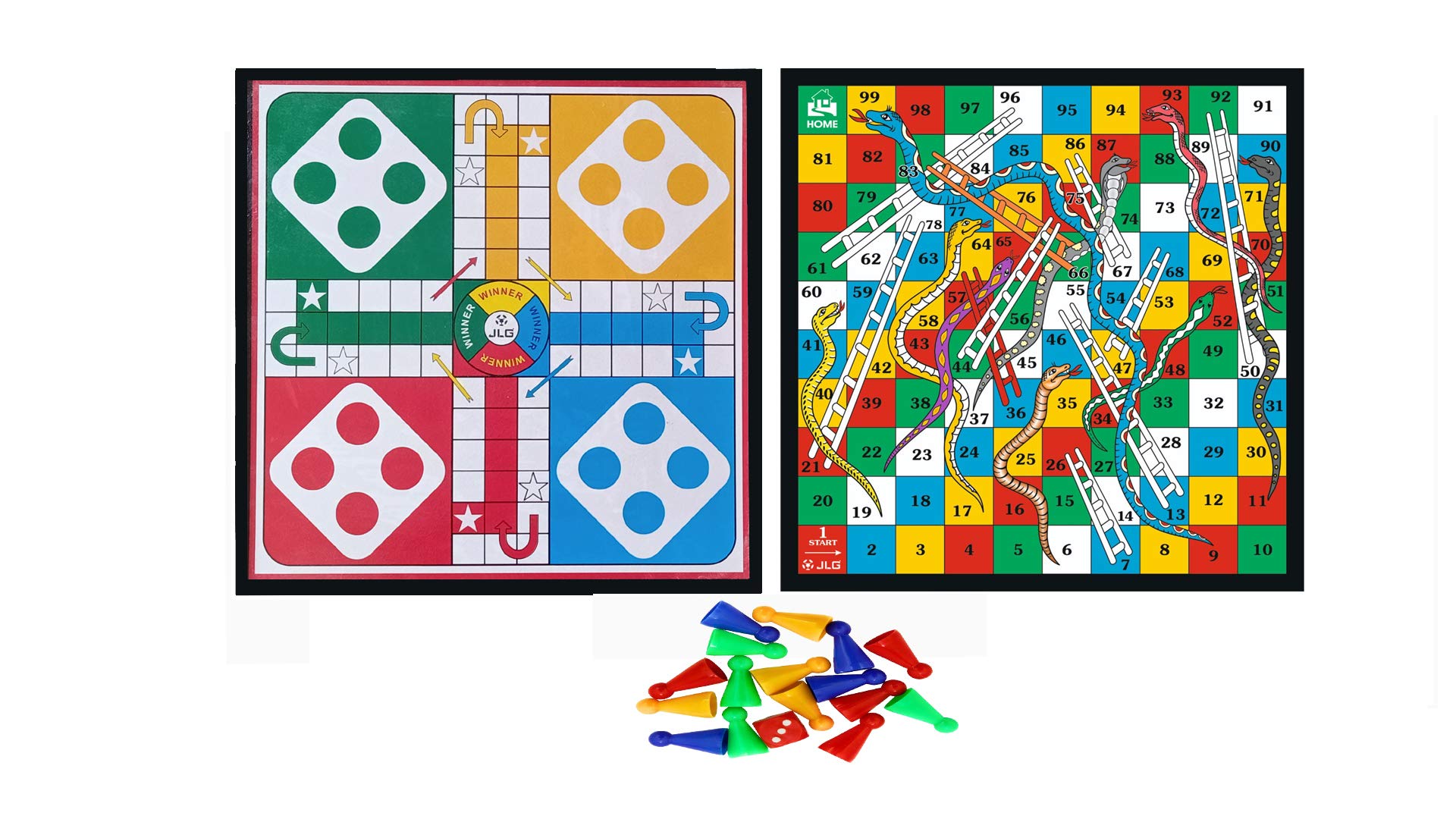 JLG Ludo Board Game 12x12 inches Multicolor for 5 years and up (B08LQSGF8P) Amazon Price History, Amazon Price Tracker