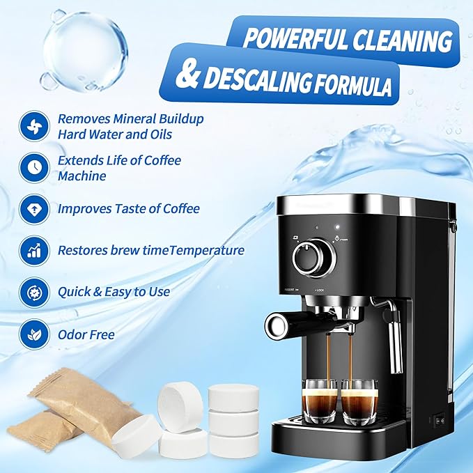 Descalcificador para Cafetera - 48 Pastillas, Limpieza Profunda miniatura 4