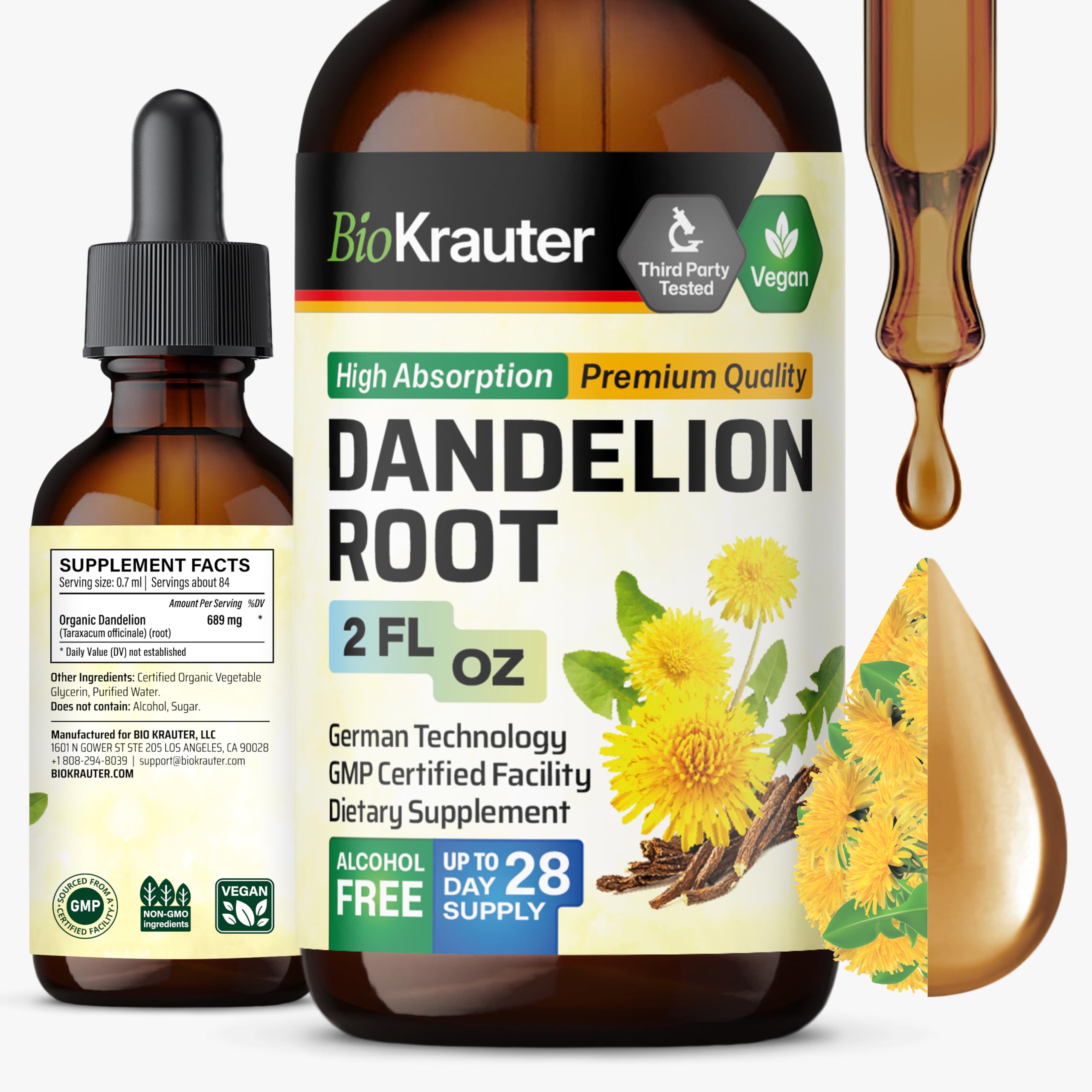 BIO KRAUTER Dandelion Root Extract