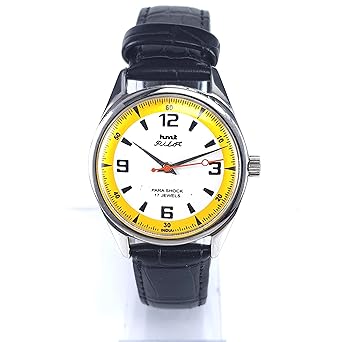 hmt pilot yellow dial