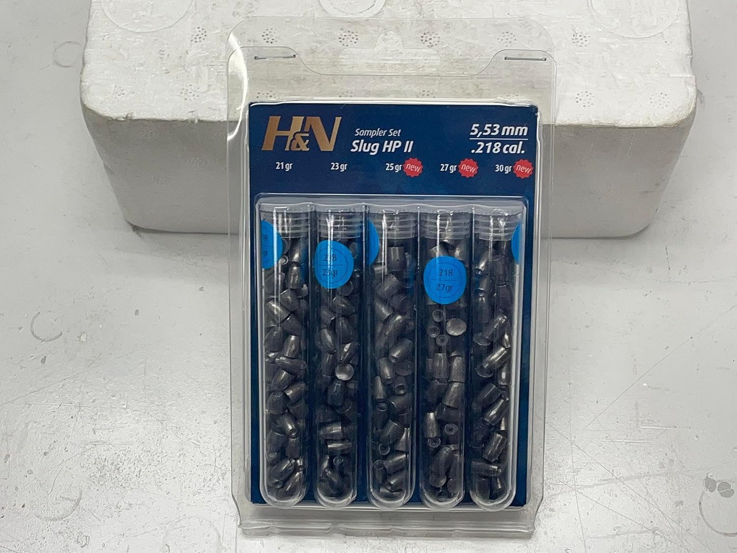 Haendler & Natermann H&N Slug HP II Sampler, 218 Cal, 5 Types