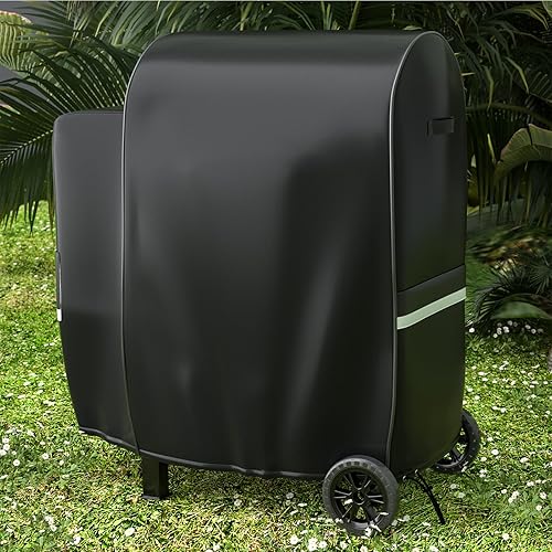 Miniatura 8 de Grisun Pit Boss Series II 600 - Cubierta para parrilla de pellets de madera PB600PS1, cubierta impermeable 600D para Pit Boss Lexington 500,