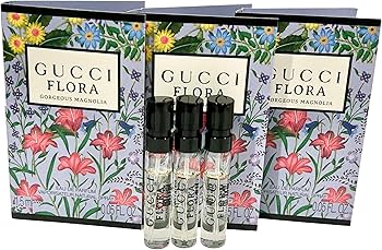 GUCCI FLORA GORGEOUS MAGNOLIA 100mlセット Amazon.com : Gucci Flora Gorgeous Magnolia Sample Perfume Women